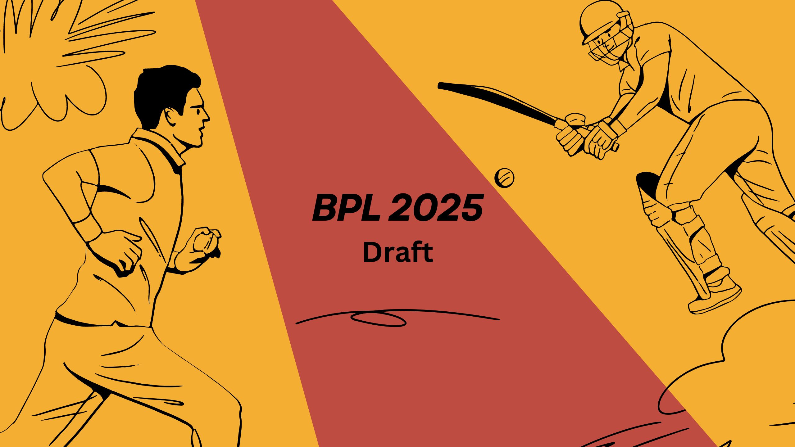 BPL 2025 Players Draft: Full squads | Bangladesh Cricket League